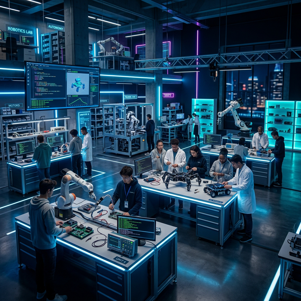 Robotics training laboratory